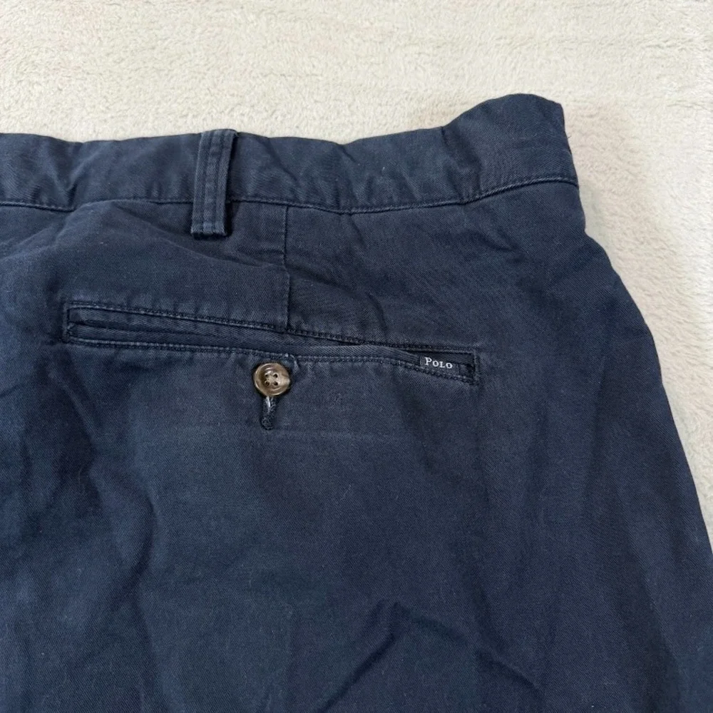 Polo Ralph Lauren Chino Pants Mens 54Bx32 Navy Classic Fit Stretch Cotton Twill